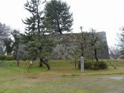 小松城の移築城門を写した写真